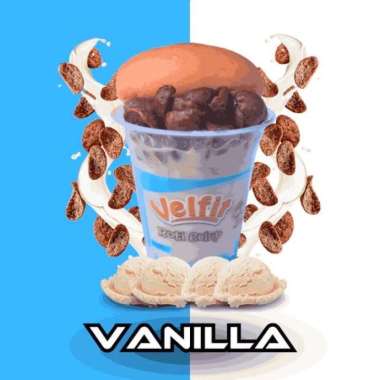 DHIO-1 Cup roti celup velfitroti viral VELFIT ROTI CELUP 1 CUP LEZAT NYOKLAT KENTAL Vanila
