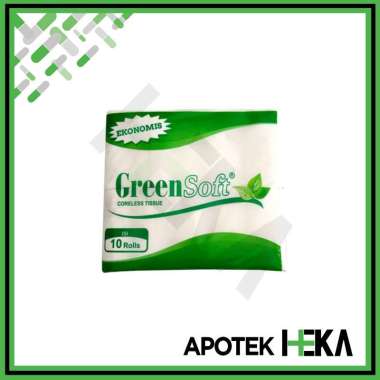 Tissue Green Soft Coreless Economis isi 10 Roll - Tisu Gulung