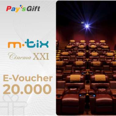 Voucher Digital MTix Nonton Cinema 21 (XXI) Rp 20.000 Reg