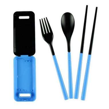 Set Sendok Sumpit Garpu / Alat Makan Set Korean Style / Souvenir Sendok Garpu Sumpit