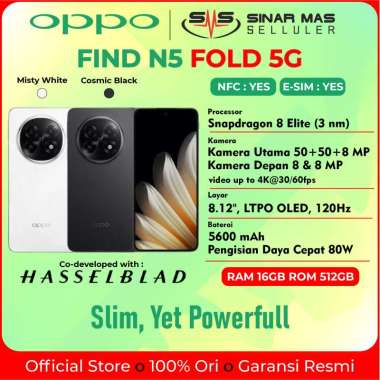 OPPO Find N5 (16/512) Garansi Resmi