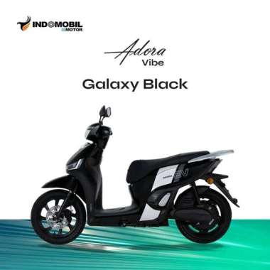 Indomobil E-Motor Adora Vibe Sepeda Motor [OTR SULAWESI] Galaxy Black Kendari