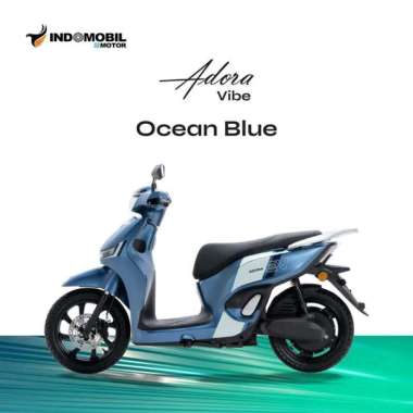 Indomobil E-Motor Adora Vibe Sepeda Motor [OTR SULAWESI] Ocean Blue Kendari