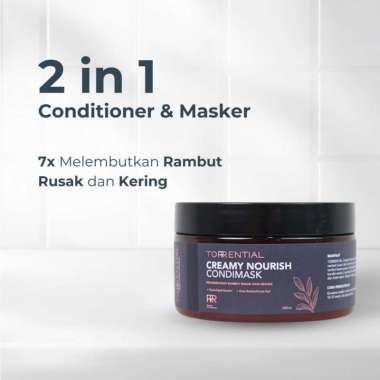 TORRENTIAL Creamy Nourish Condimask Packaging Lama / Conditioner Masker Rambut 2in1
