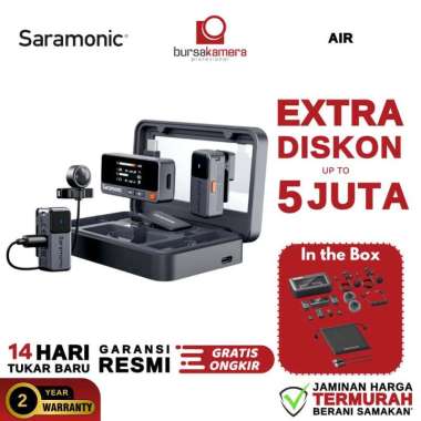 Saramonic Air Pocket-Size Wireless Microphone with Mic In Saramonic Air All In One Microphone GARANS