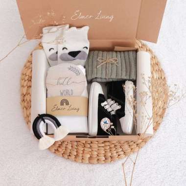 Elmer Living Baby Gift Set COZY Hitam