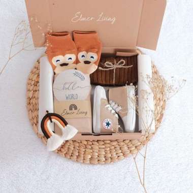 Elmer Living Baby Gift Set COZY Cokelat