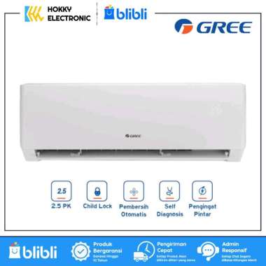 GREE AC SPLIT 2.5 PK GWC-24F5S AIR CONDITIONER 2.5 PK GWC-24F5S INVERTER SERIES HEMAT LISTRIK UNIT O