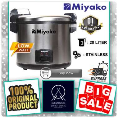 MAGIC JAR MIYAKO MJG-201 MJG201 MJG 201 MAGIC WARMER JAR MIYAKO PENGHANGAT PENGUKUS 20L FULL BODY ST