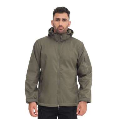 EIGER MENS COMBAT TACTICAL SOFTSHELL JACKET Olive XL