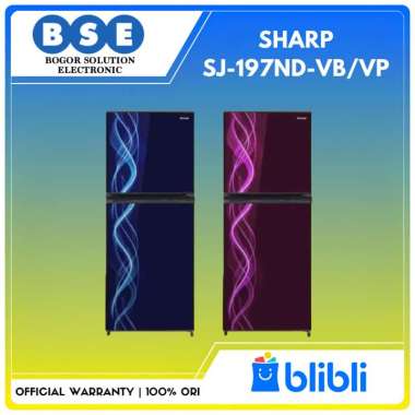 Kulkas Sharp SJ 197 ND 172L New Pattern Design Sharp SJ197ND SJ-197