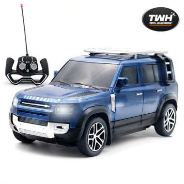 TWH RC MOBIL RANGE ROVER DEFENDER DIRECTION TUNING REMOTE CONTROL HADIAH & MAINAN ANAK RC RR Blue