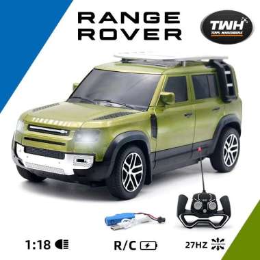 TWH RC MOBIL RANGE ROVER DEFENDER DIRECTION TUNING REMOTE CONTROL HADIAH & MAINAN ANAK RC RR Green