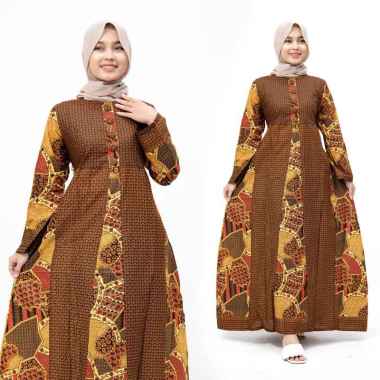 GAMIS BATIK & GAMIS SUSUN REMPEL KATUN RAYON KUALITAS KENCANA UNGU ADEM TEBAL | GAMIS CANTIK, MURAH,