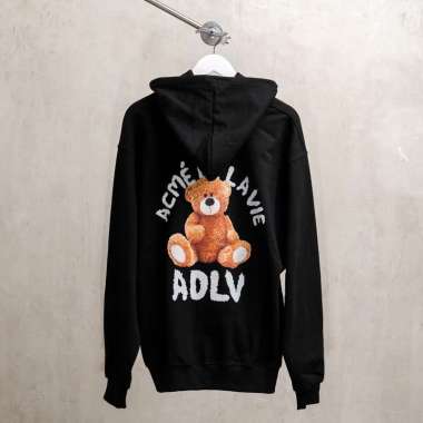 Hoodie ADLV TEDDY BEAR DOLL BLACK HOODIE 100% ORIGINAL Size 1