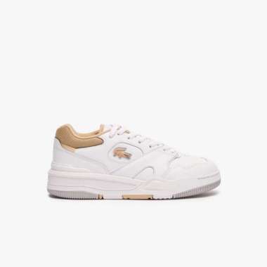 Sepatu Wanita Lacoste Lineshot Leather Sneakers - White (747SFA00572J8) Original 37