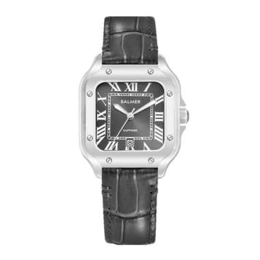 JAM TANGAN WANITA ANALOG KOTAK BALMER SAPPHIRE ORIGINAL B 8206 BALMER B.8206 JAM BALMER 8206 JAM BAL
