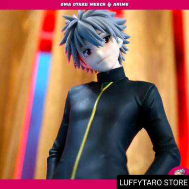 Action Figure Nagisa Kaworu Evangelion Commander Suit Luminasta