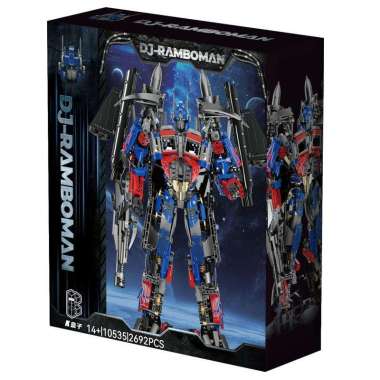DJ-RAMBOMAN 10535 BRICK BUILD OPTIMUS PRIME + JETFIRE COMBINE