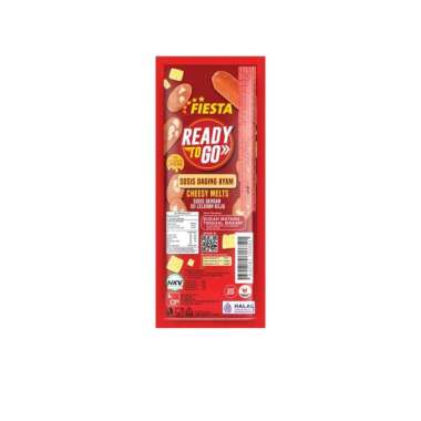 Fiesta Sosis Sapi dan Ayam Cheesy Melts 65 gr