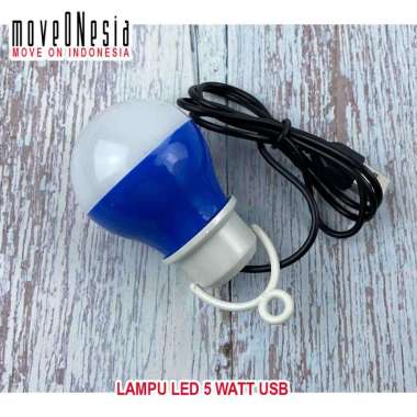 LAMPU LED USB 5WATT PUTIH TERANG – COLOK POWERBANK/LISTRIK – LAMPU PORTABLE HEMAT ENERGI UNTUK RUMAH