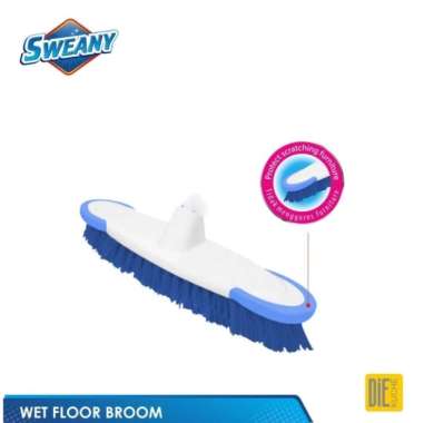 Sweany Kepala Sikat Lantai Refill - Refill Brush Tanpa Gagang Sikat Kamar Mandi Kasar & Kuat