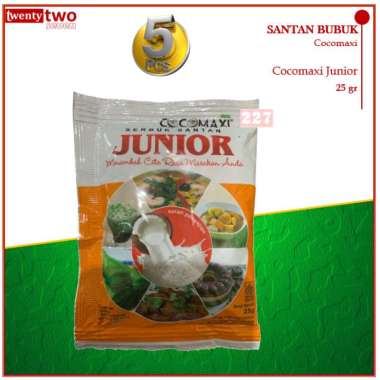 Cocomaxi Santan Cair Bubuk Junior Standart 5x Bubuk Junior