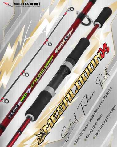Shikari - Joran Megalodon Japan Style Fiber Solid - Joran Pancing 180CM