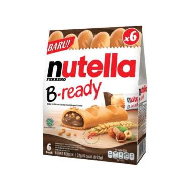 Nutella Wafer B-Ready Box 6 x 22 gr