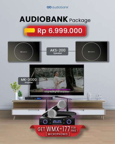 Paket Home Karaoke Audiobank Simple Set