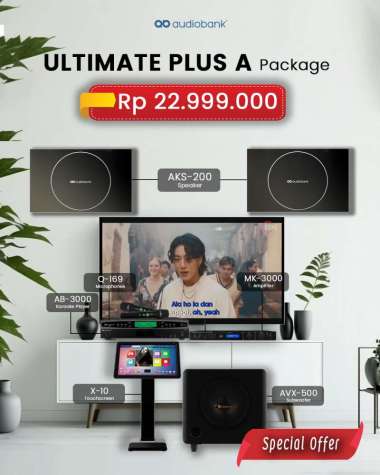Paket Home Karaoke Audiobank Ultimate Plus Set Plus A