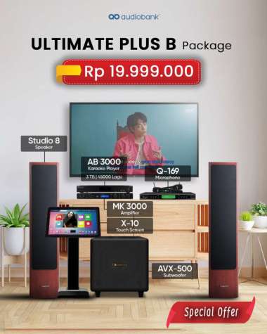 Paket Home Karaoke Audiobank Ultimate Plus Set Plus B