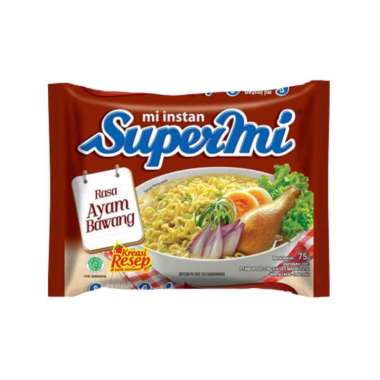 Promo Harga Supermi Mi Instan Ayam Bawang 75 gr - Blibli