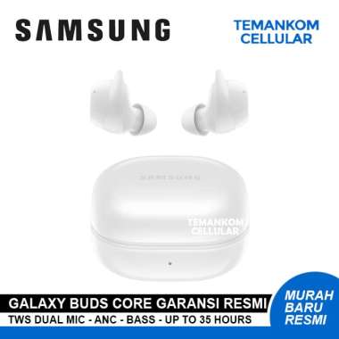 TWS SAMSUNG GALAXY BUDS CORE Headset Bluetooth samsung Earphone Handsfree Ori Garansi RESMI WHITE