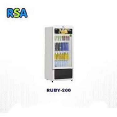 SHOWCASE COOLER RSA 3RAK 200LITER RUBY200 (WHITE)