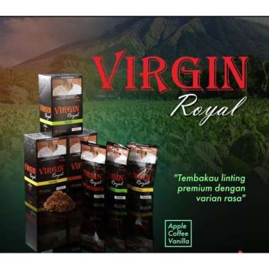 Tembakau Virgin Royal (Box isi 5) Mohon tuliskan pilihan aroma (Appel/Coffe/Vanilla)