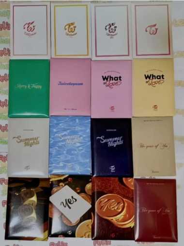 Envelope Twice Photocard Benefit Koleksi Amplop TwiceCoaster Lane 1