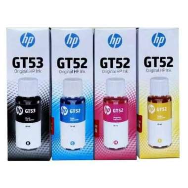 Set Tinta Hp GT 53 Gt 52 Original.