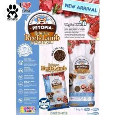 Petopia Puppy Beef & Lamb with Goat Milk 800gr Freshpack