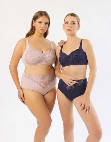 Wacoal Croire IB 3236 - Minimizer Bra - Full Cup Tanpa Kawat CREAM 85B