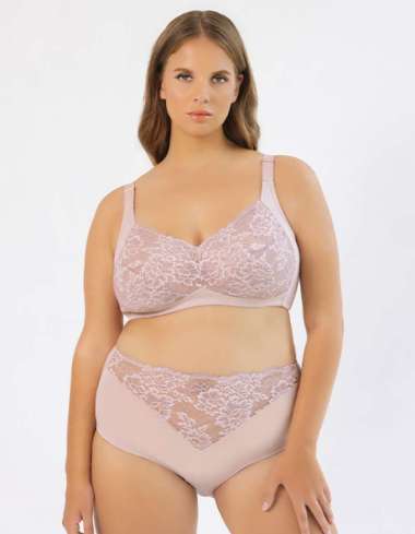Wacoal Croire IB 3236 - Minimizer Bra - Full Cup Tanpa Kawat CREAM 95D