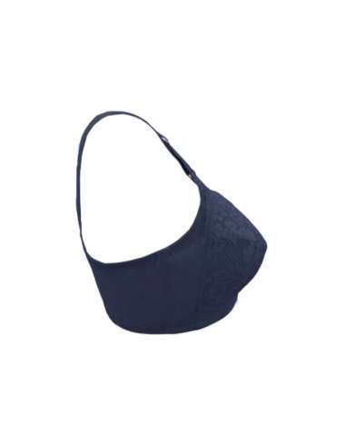 Wacoal Croire IB 3236 - Minimizer Bra - Full Cup Tanpa Kawat NAVY 90B