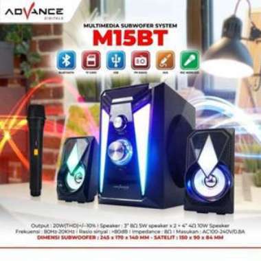 SPEAKER BLUETOOTH PORTABLE ADVANCE - M 15 BT