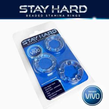 Cincin Silikon Pria Tahan Lama Anti Ejakulasi-Dini VIVO STAY HARD RING