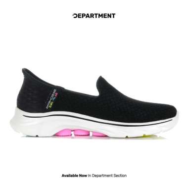 Sepatu Sneakers Wanita SKECHERS GO WALK 7 DALEY 125228BKHP ORIGINAL 37.5