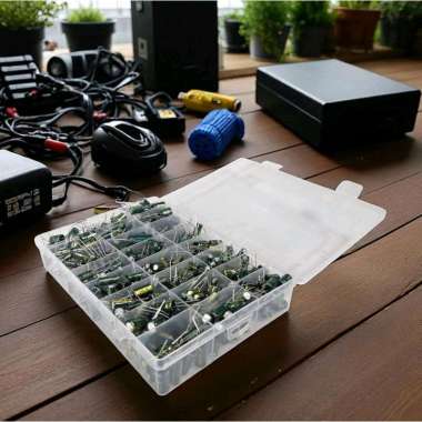Elco low ESR original Set Kapasitor Elektrolit Electrolytic Capacitor 6.3V-50V 460 PCS