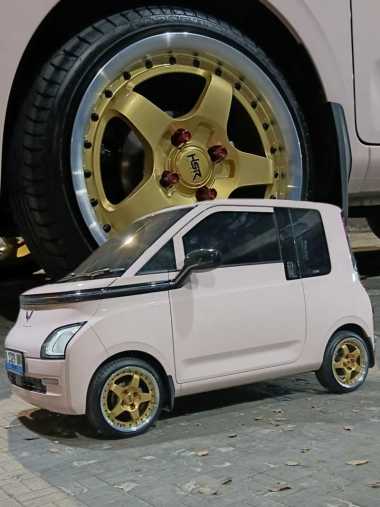 veleg mobil hsr r15 mobil wuling air ev use velg hsr bob r15 plus ban forceum octa