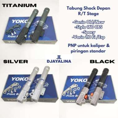 Tabung Shock Depan NMAX AEROX BEAT VARIO SUPRA SCOOPY STYLO - YOKO - Shockbreaker Depan - Model R/T