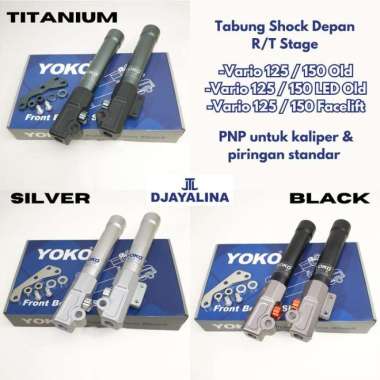 Tabung Shock Depan NMAX AEROX BEAT VARIO SUPRA SCOOPY STYLO - YOKO - Shockbreaker Depan - Model R/T