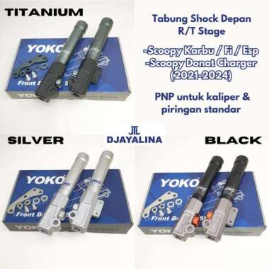 Tabung Shock Depan NMAX AEROX BEAT VARIO SUPRA SCOOPY STYLO - YOKO - Shockbreaker Depan - Model R/T